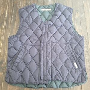 PACIFIC TRAIL Reversable Down Quilted Liner Style Puffer Vest Mens Size Small